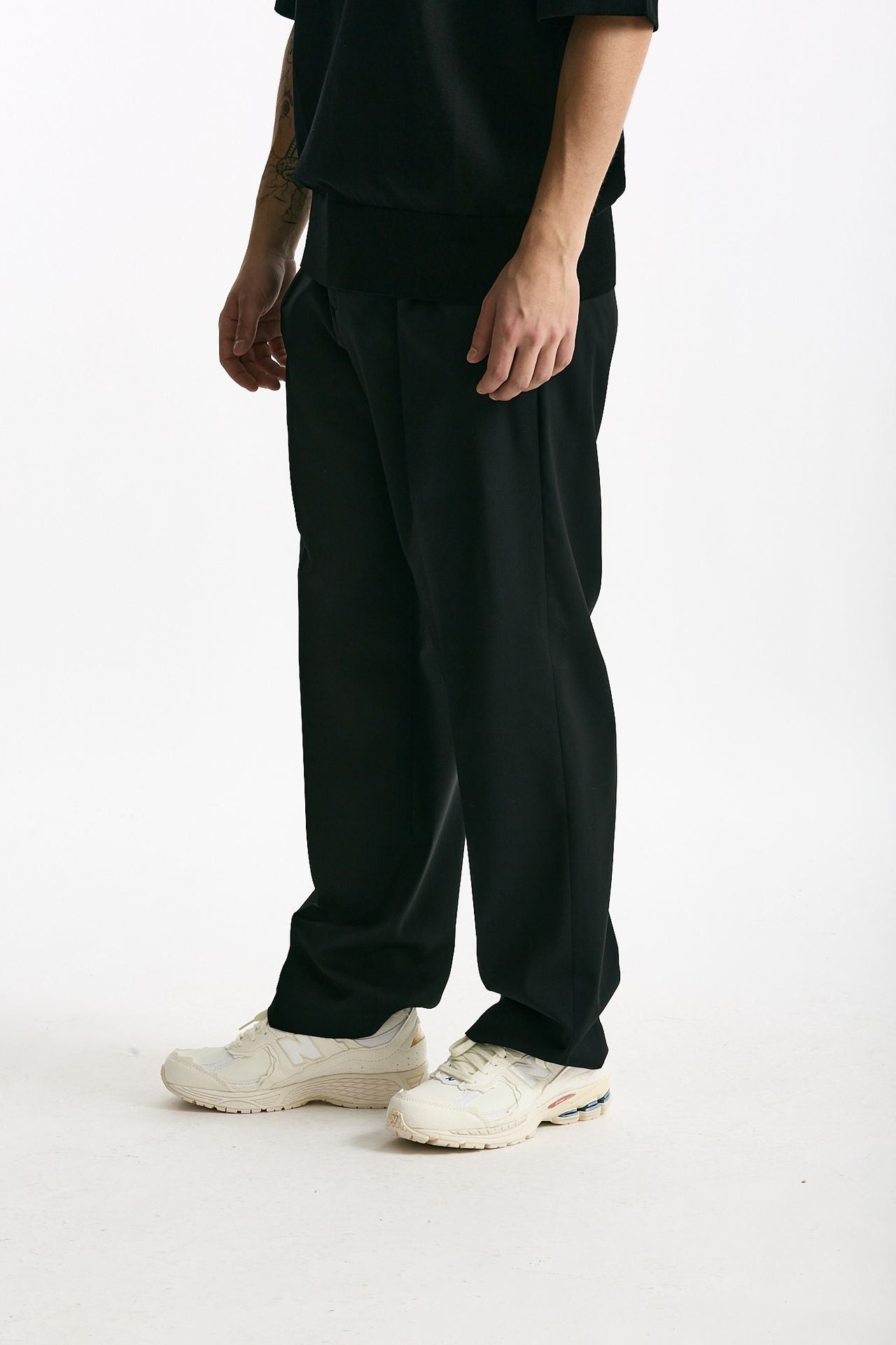 Pantalone gamba ampia nero men Marsēm - 4