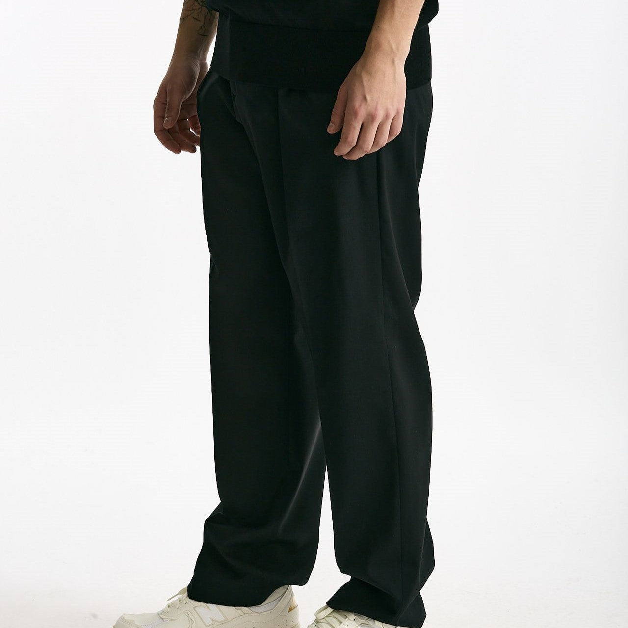 Pantalone gamba ampia nero men Marsēm - 8