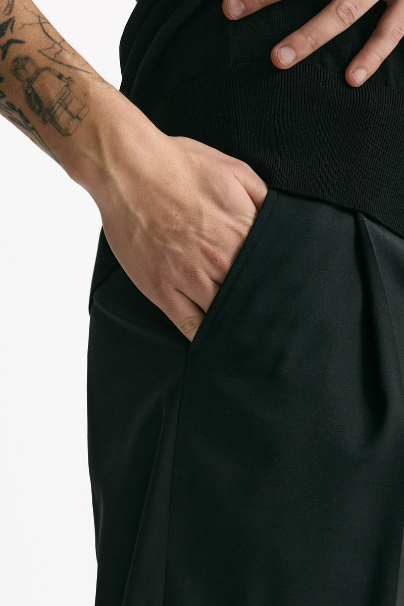 Pantalone gamba ampia nero men Marsēm - 5