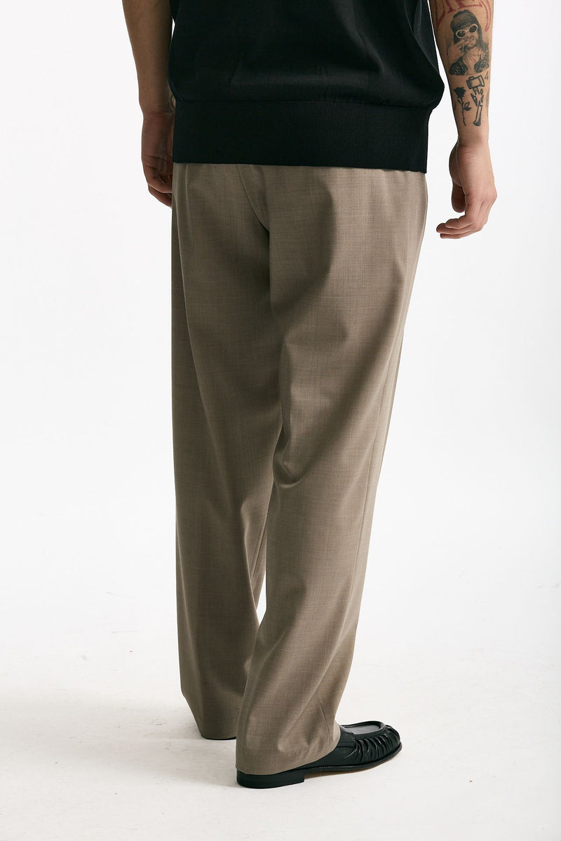 Pantalone gamba ampia beige men Marsēm - 3