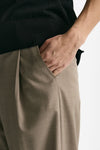 Pantalone gamba ampia beige men Marsēm - 5