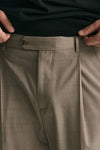 Pantalone gamba ampia beige men Marsēm - 6