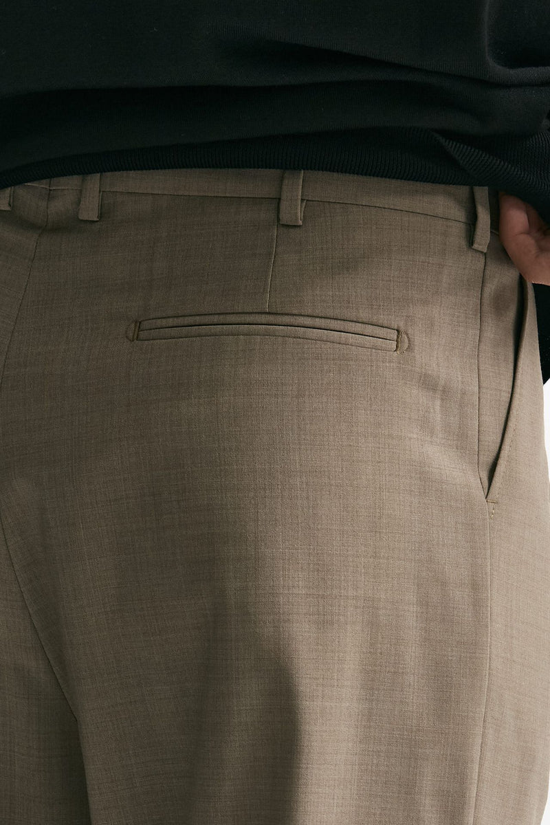 Pantalone gamba ampia beige men Marsēm - 7