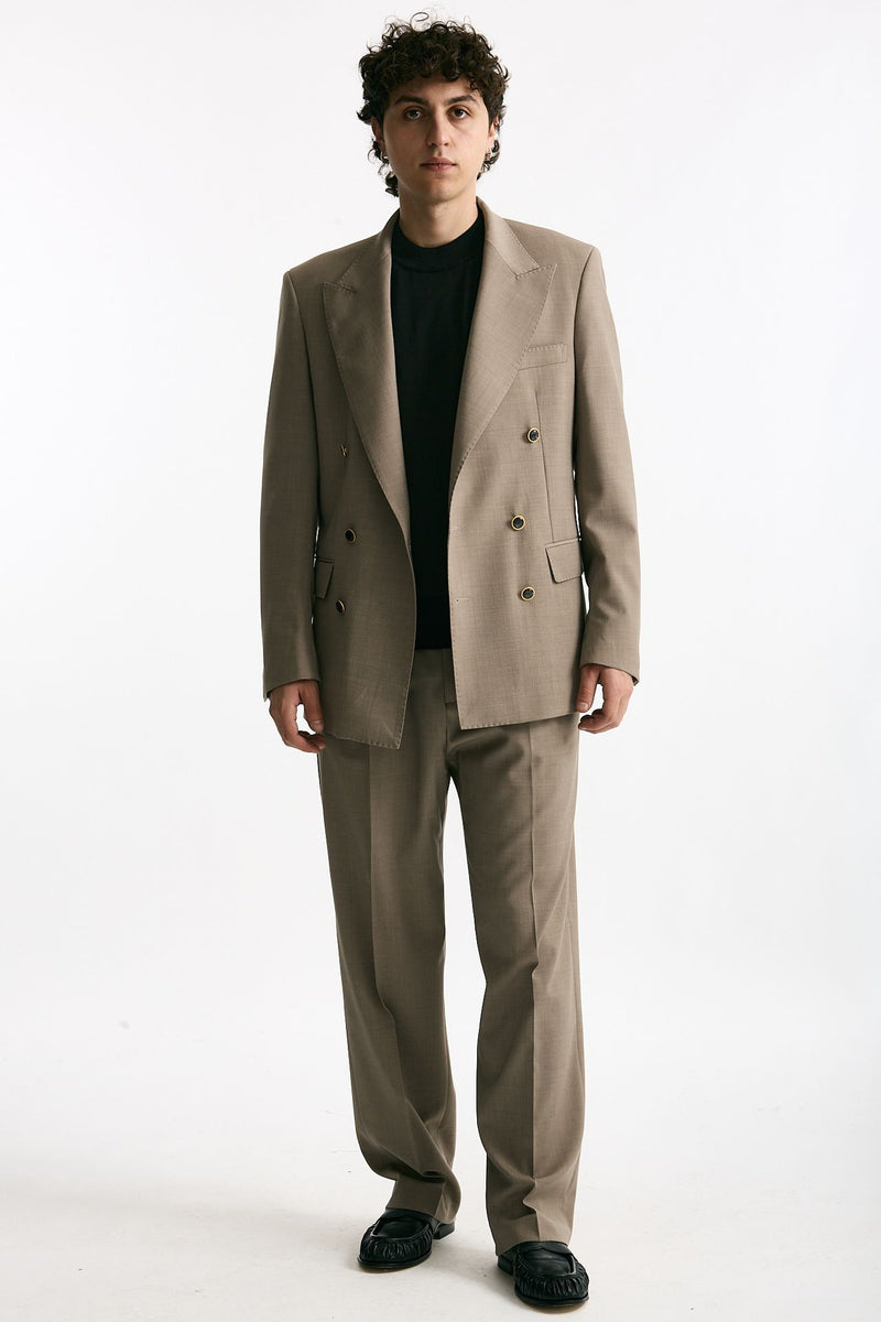 Giacca doppiopetto beige men Marsēm - 1