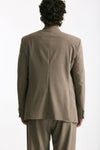 Giacca doppiopetto beige men Marsēm - 4