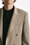 Giacca doppiopetto beige men Marsēm - 8