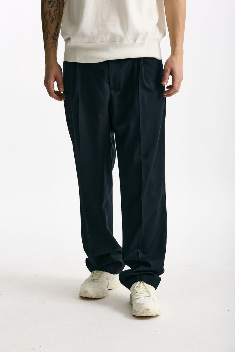 Pantalone gamba ampia blu men Marsēm - 1