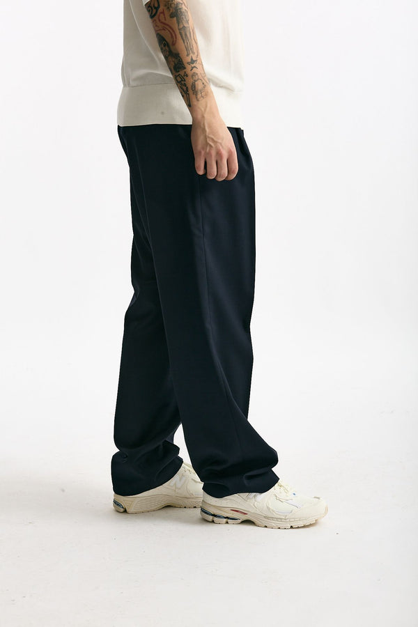 Pantalone gamba ampia blu men Marsēm