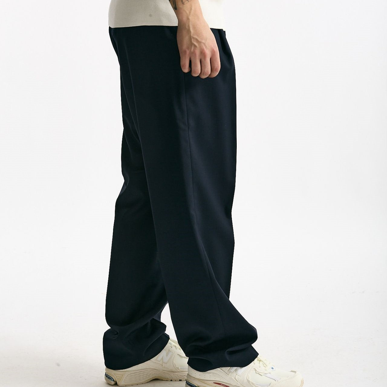 Pantalone gamba ampia blu men Marsēm - 8