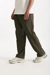 Pantalone lana ferma marrone gessato men Marsēm - 1