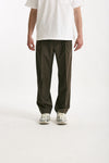 Pantalone lana ferma marrone gessato men Marsēm - 2