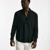 Camicia in viscosa nero men Marsēm - 6