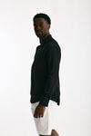 Camicia in viscosa nero men Marsēm - 2