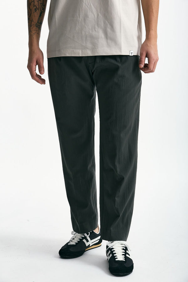 Pantalone FOLD 2 in misto cotone grigio/verde men Nine in the morning
