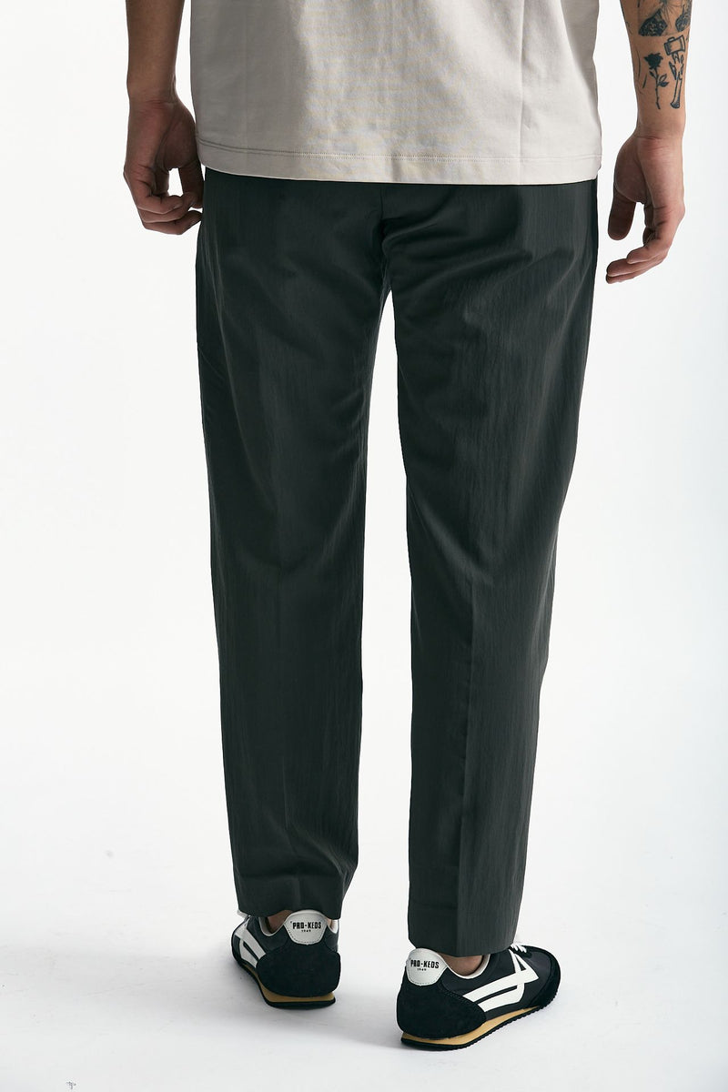 Pantalone FOLD 2 in misto cotone grigio/verde men Nine in the morning - 3