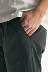 Pantalone FOLD 2 in misto cotone grigio/verde men Nine in the morning - 5