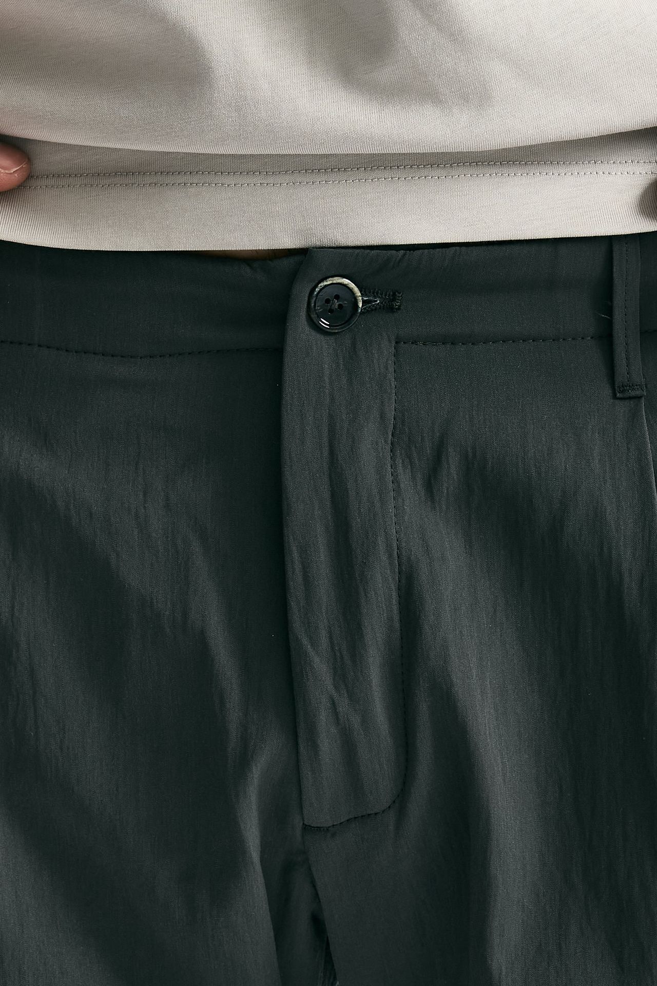 Pantalone FOLD 2 in misto cotone grigio/verde men Nine in the morning - 6
