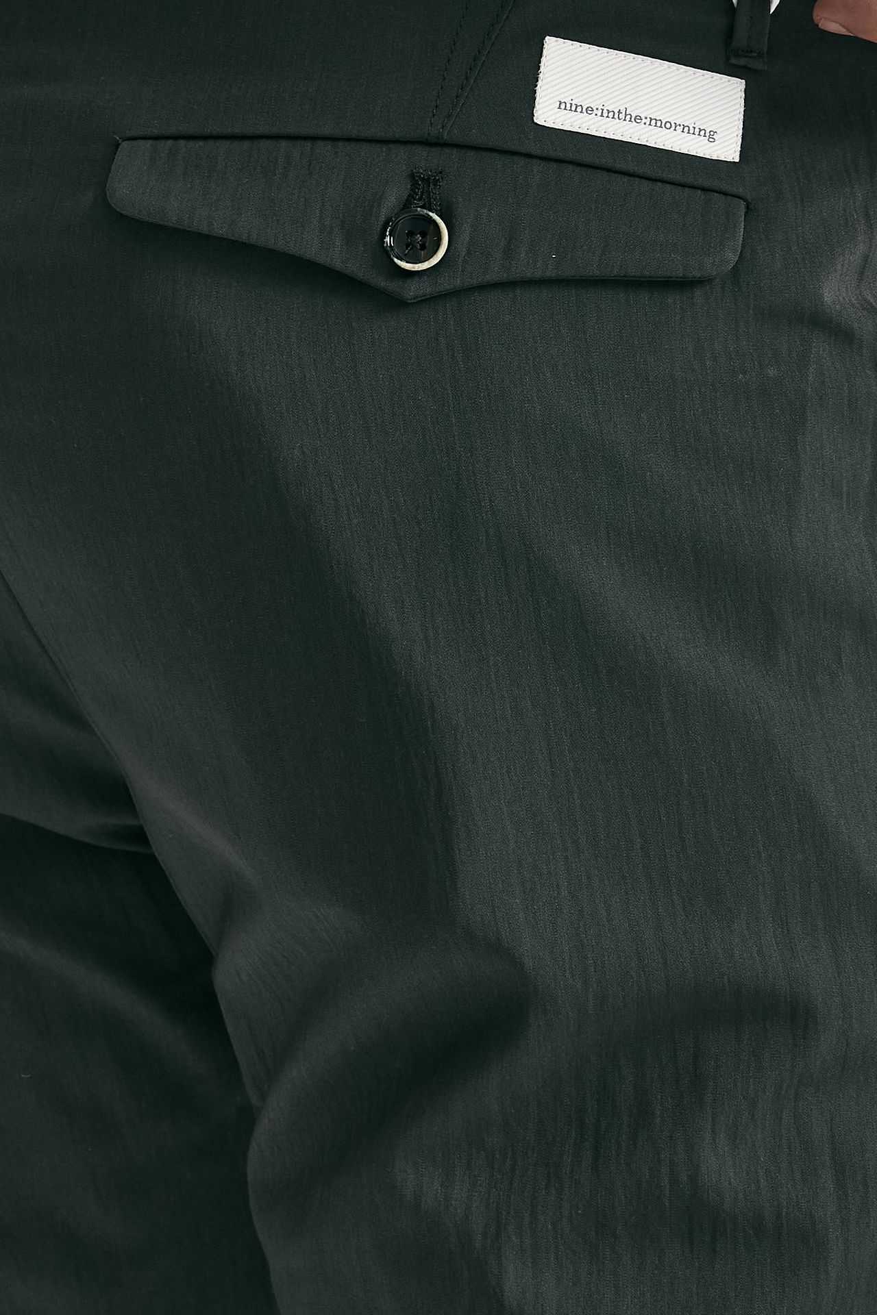 Pantalone FOLD 2 in misto cotone grigio/verde men Nine in the morning - 7