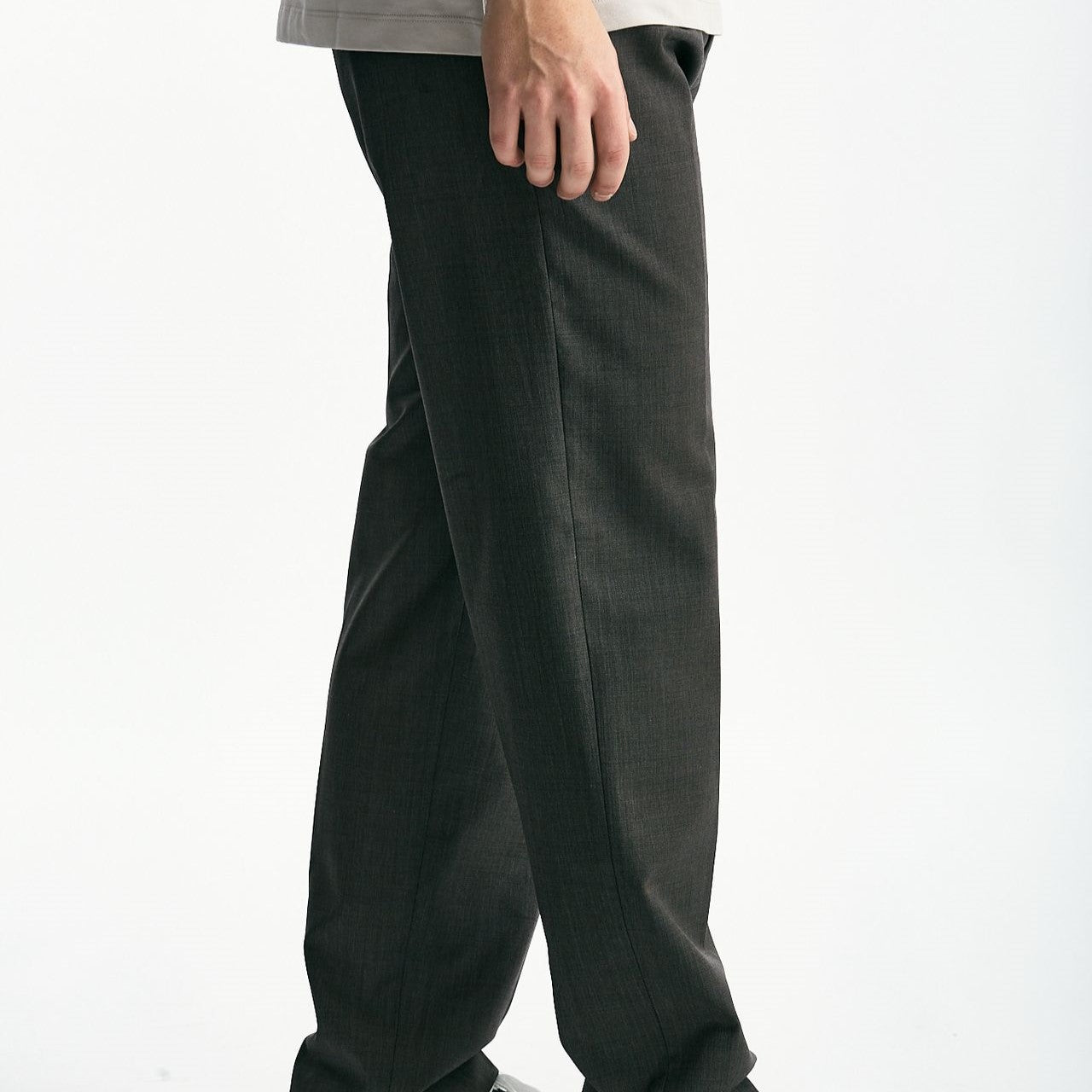 Pantalone FOLD 2 in lana stretch marrone/grigio men Nine in the morning - 8