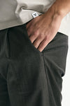 Pantalone FOLD 2 in lana stretch marrone/grigio men Nine in the morning - 5