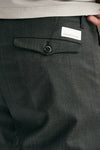 Pantalone FOLD 2 in lana stretch marrone/grigio men Nine in the morning - 7