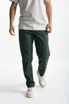 Pantalone GIOVE in cotone stretch verde men Nine in the morning - 2