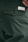 Pantalone GIOVE in cotone stretch verde men Nine in the morning - 7