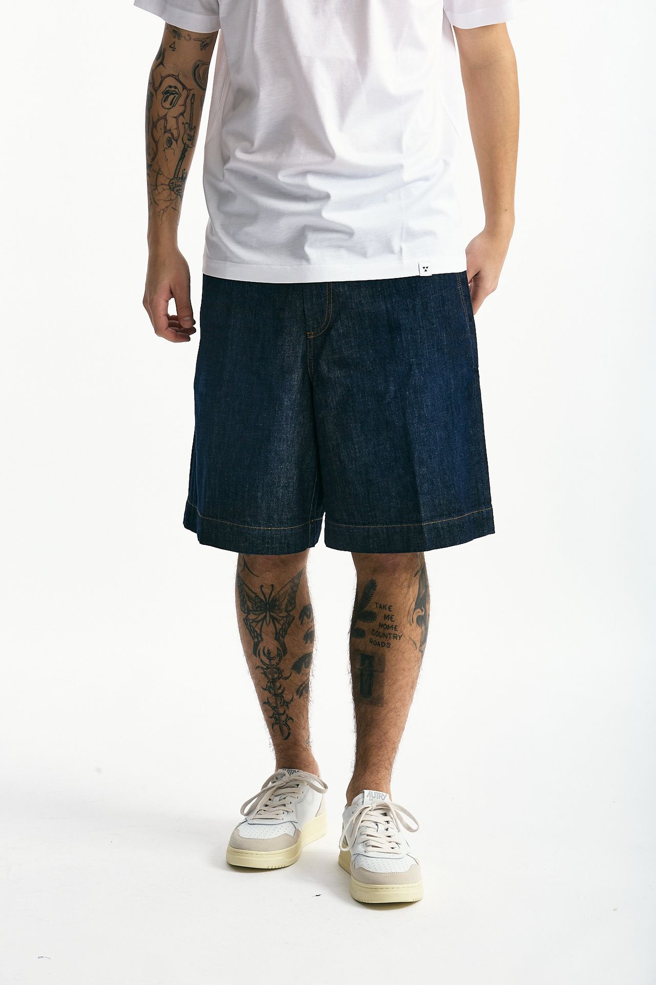 Bermuda in cotone fermo denim men Nine in the morning - 1