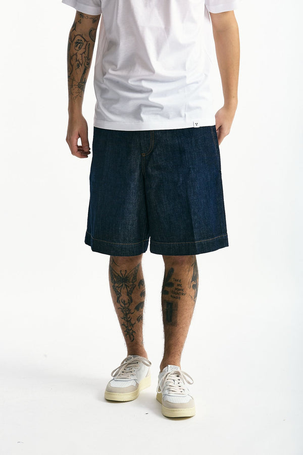 Bermuda in cotone fermo denim men Nine in the morning