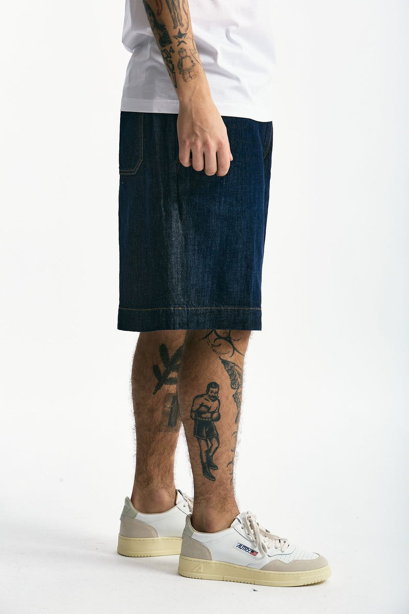 Bermuda in cotone fermo denim men Nine in the morning - 2