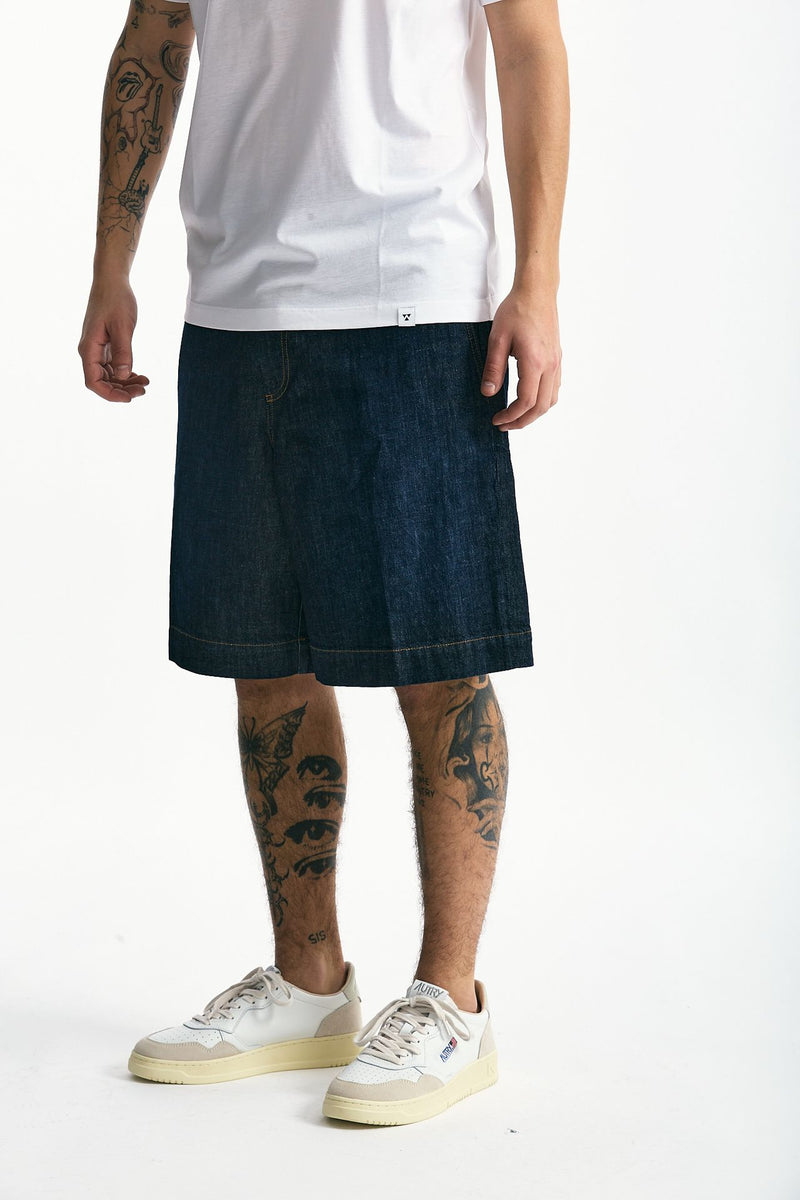 Bermuda in cotone fermo denim men Nine in the morning - 4