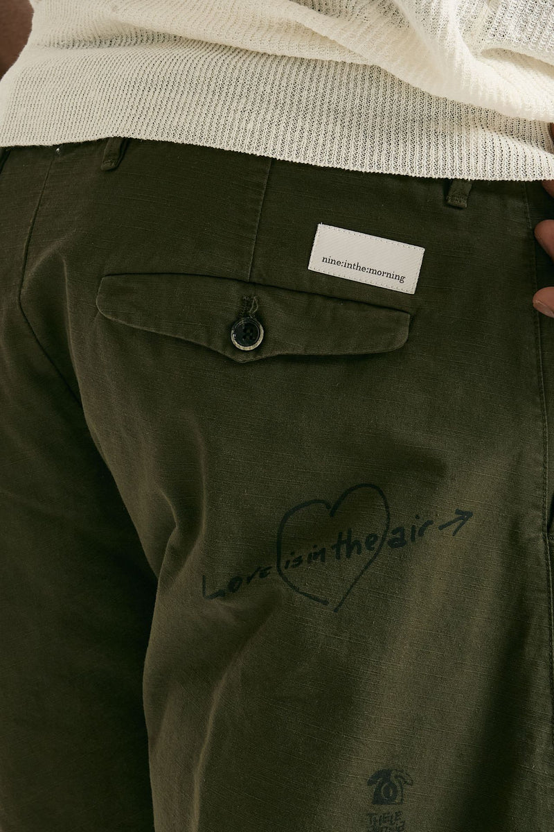 Pantalone GIULIO CARROT in cotone fermo men Nine in the morning - 9