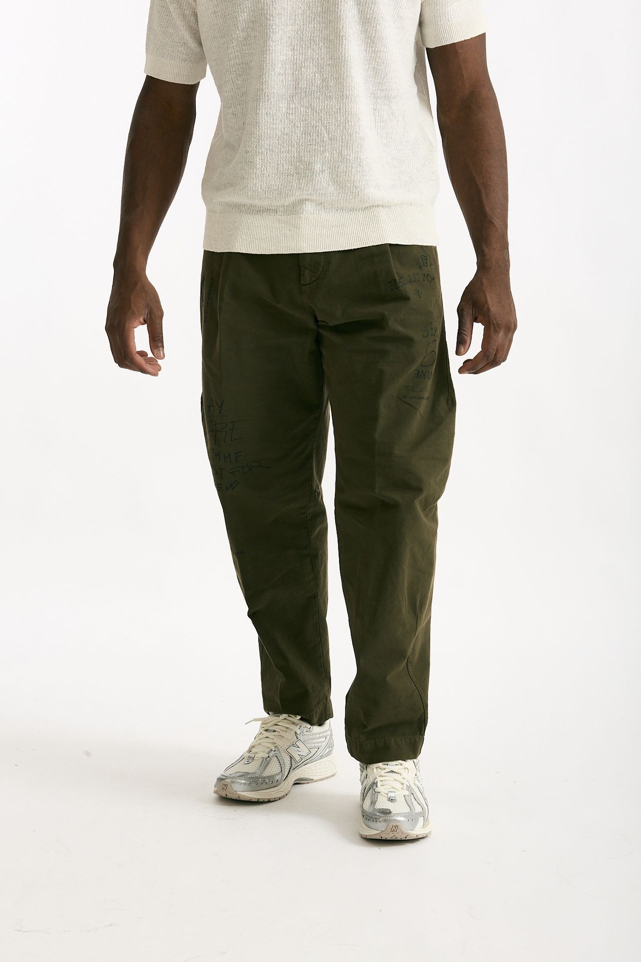 Pantalone GIULIO CARROT in cotone fermo men Nine in the morning - 1