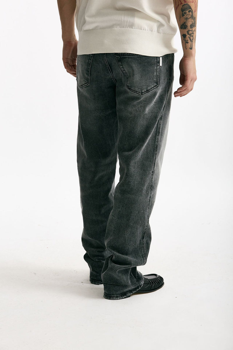 Jeans in cotone fermo grigio men Numeri - 3