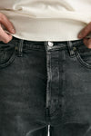Jeans in cotone fermo grigio men Numeri - 6