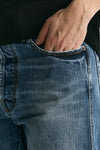 Jeans in cotone fermo lavaggio medio men Numeri - 5