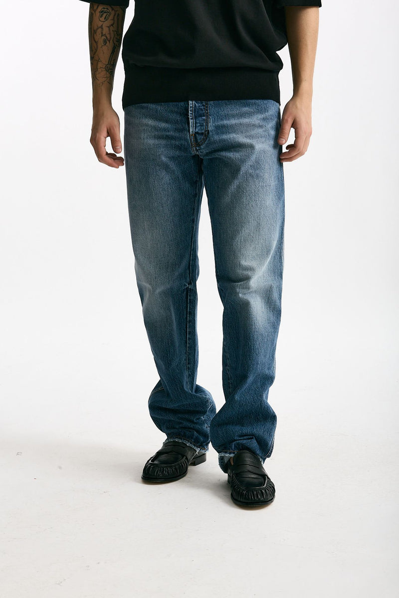 Jeans in cotone fermo lavaggio medio men Numeri - 1