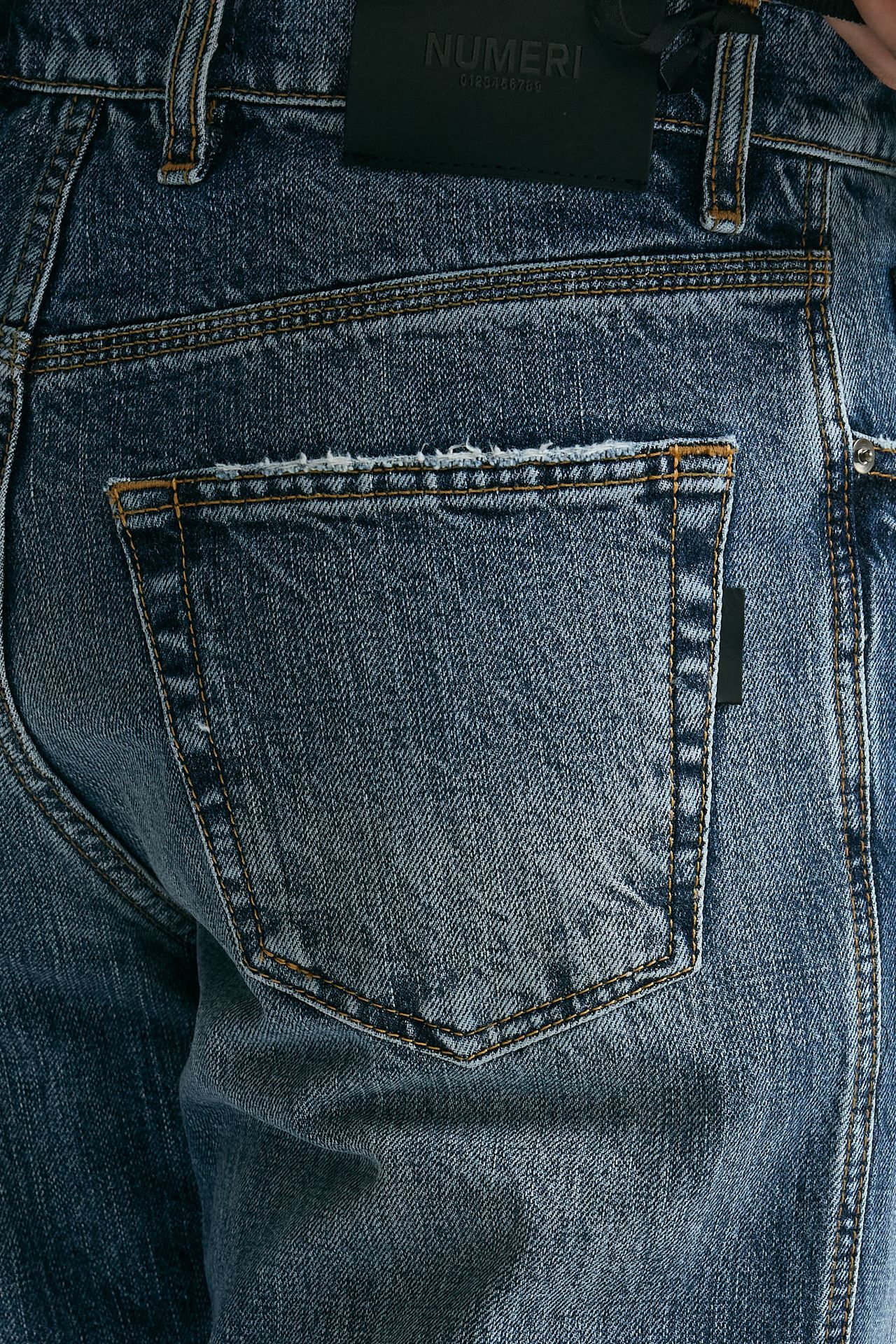 Jeans in cotone fermo lavaggio medio men Numeri - 7