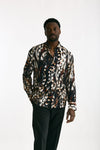 Camicia in viscosa fantasia multicolore men On me the shirt - 1