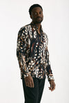 Camicia in viscosa fantasia multicolore men On me the shirt - 2