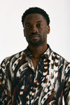 Camicia in viscosa fantasia multicolore men On me the shirt - 6