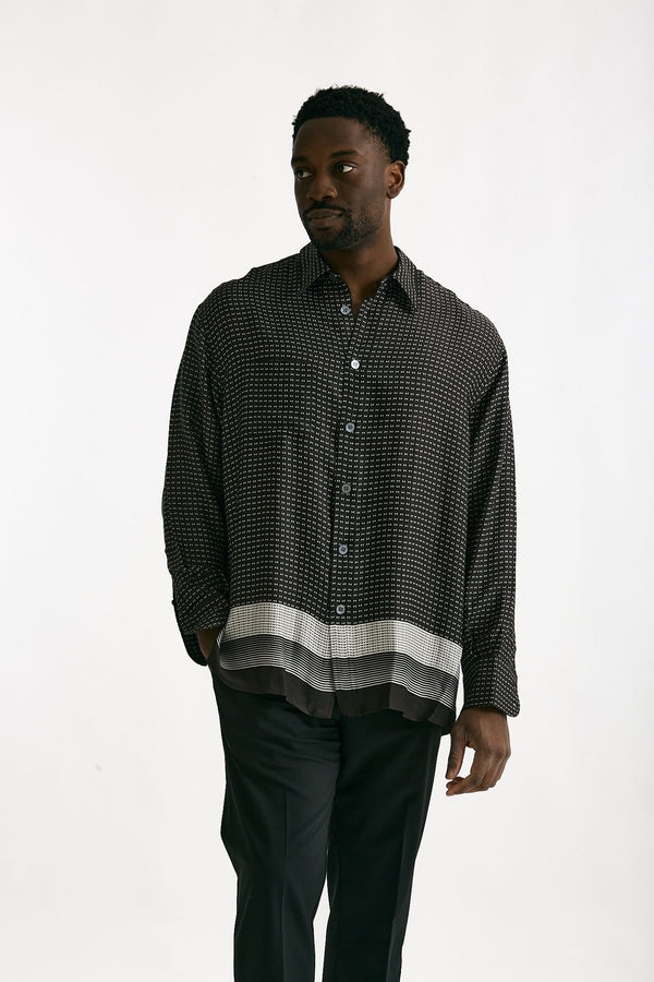 Camicia in viscosa fantasia multicolor men On me the shirt