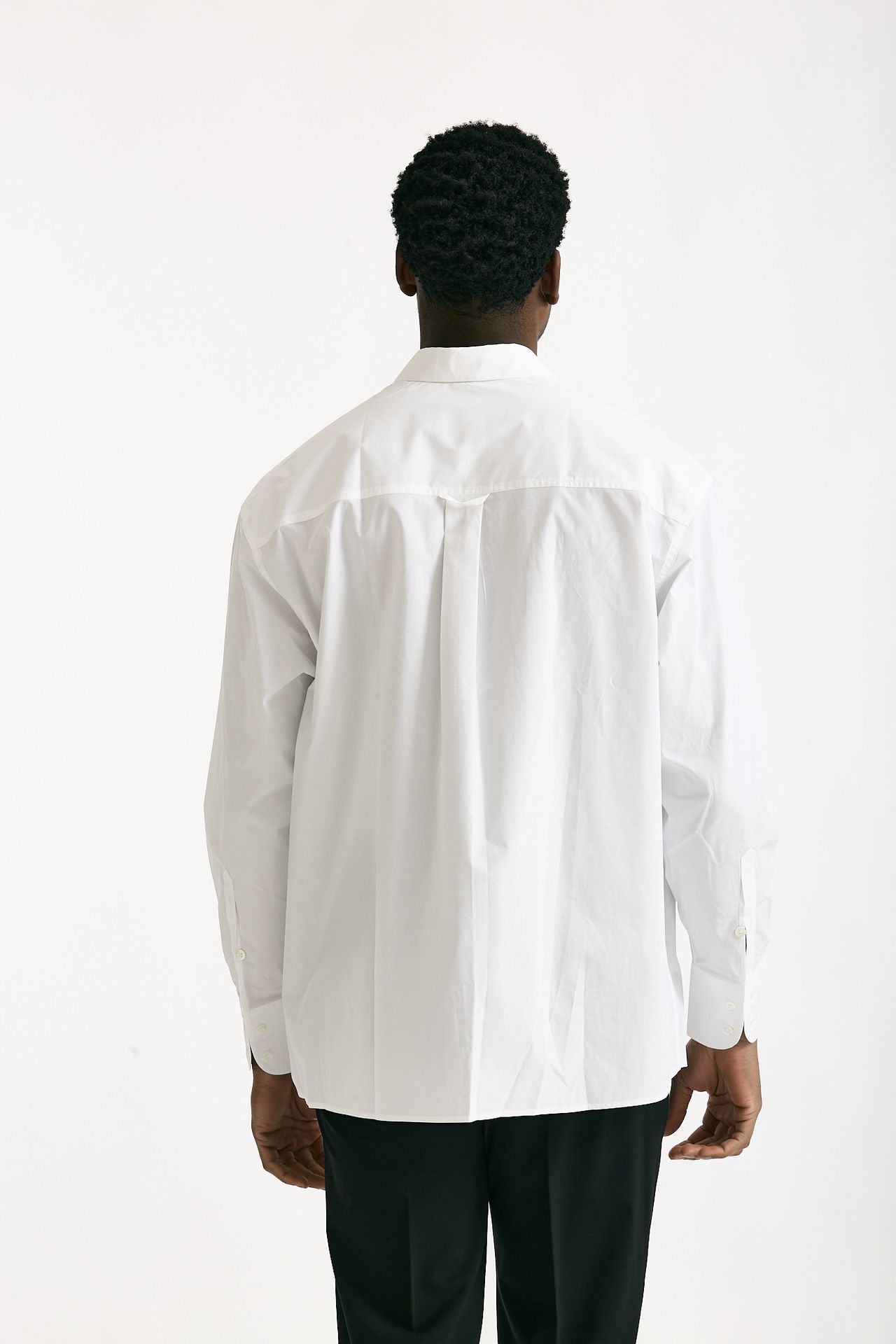 Camicia in cotone fermo bianco men On me the shirt - 3