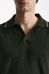 Polo in cotone marrone men Mauro ottaviani - 5
