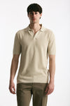 Polo in cotone beige men Mauro ottaviani - 1