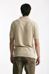 Polo in cotone beige men Mauro ottaviani - 3