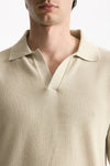 Polo in cotone beige men Mauro ottaviani - 5
