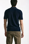 Polo in cotone blu men Mauro ottaviani - 4
