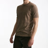 T-shirt in lino e cotone marrone chiaro men Mauro ottaviani - 6