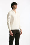 Polo in seta e cotone latte men Mauro ottaviani - 3